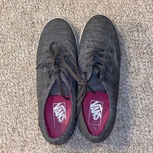 Dark Gray Classic Vans Size:8